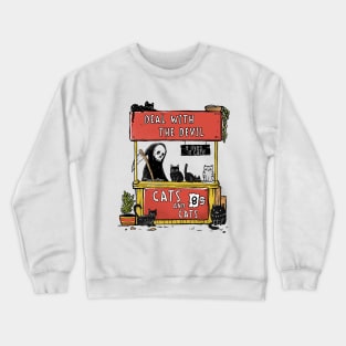 Deal With the Devil - Buy cats Crewneck Sweatshirt